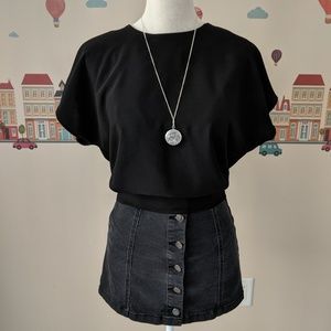 Open back Black Top size M